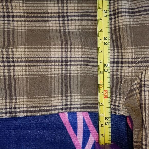 Cutter& Buck Xl Longsleeves Plaid Pocket Men's Shirt - Picture 4 of 8